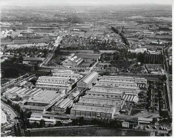 Photographie aérienne des Batignolles