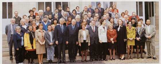 Photographie du Conseil municipal élu en mars 2001