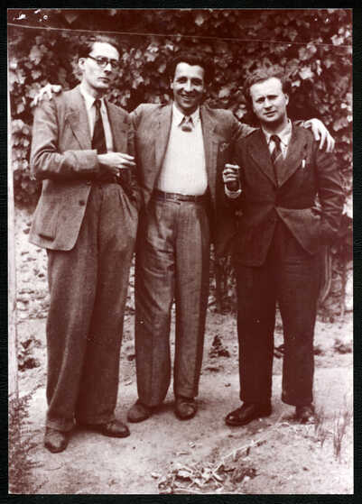 Jean Bouhier, Michel Manoll et René Guy Cadou