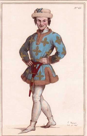 Représentation de Gilles de Rais par Léopold Massard