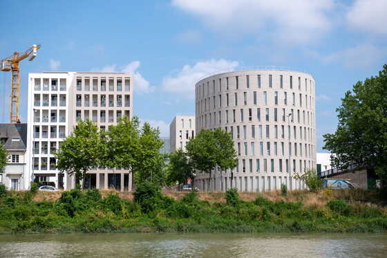 Logements et bureaux du quai Magellan réalisés par Barto+Barto