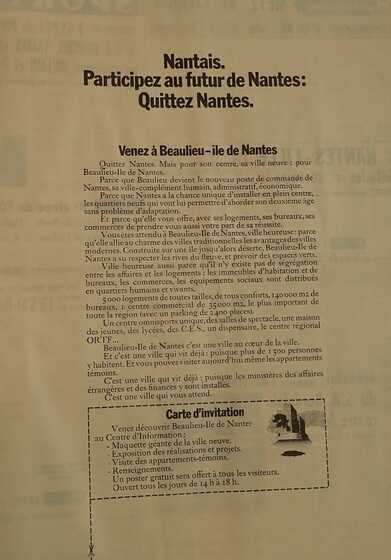 Invitation à habiter le nouveau quartier Beaulieu