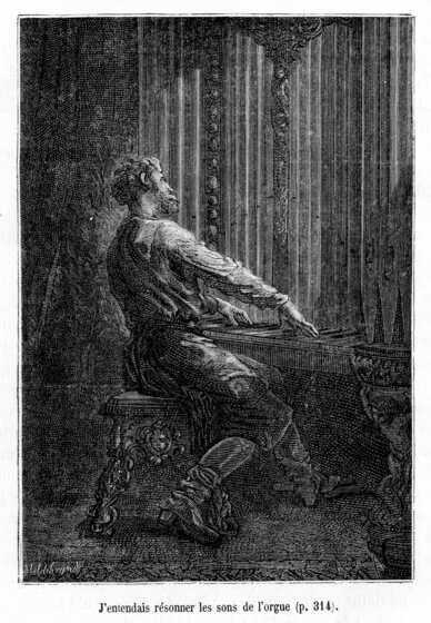 Illustration du roman de Jules Verne,  <i>Vingt mille lieues sous les mers </i> 