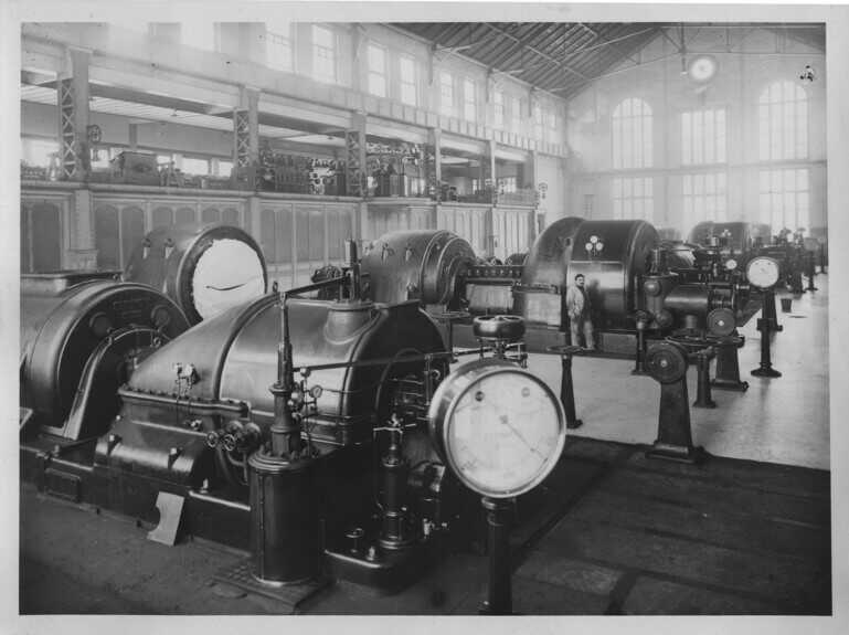 Salle des groupes turboalternateurs