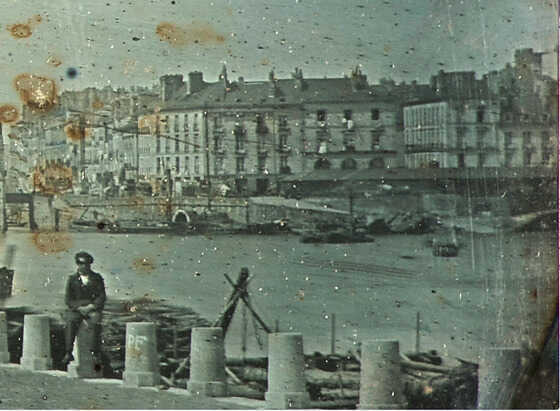 Vue du quai Baco, détail